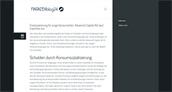 Desktop Screenshot of finanzenblog24.com